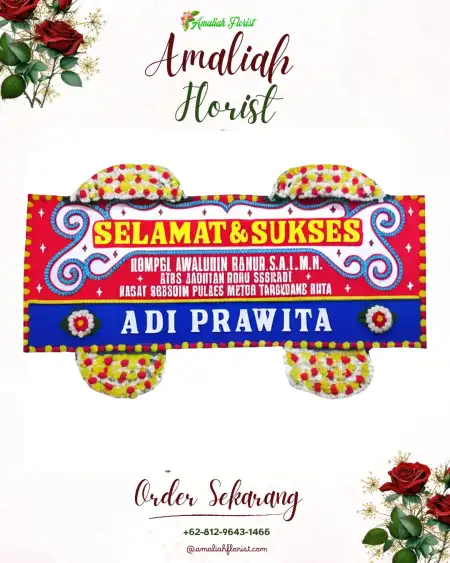 Papan Bunga Ucapan Selamat Batumarmar